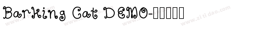 Barking Cat DEMO字体转换